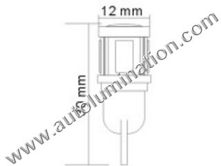 Stealth T10 CANBUS LED Globes 194 168 Error Free LED License Plate