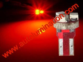 24 T6.5 T6-1.2 T2-1/4 3LED 3528 Bulbs Matrix Red led bulbs