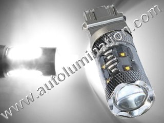 1156 48-LED WHITE 2-Bulbs 3057 3357 Signal Tail Light
