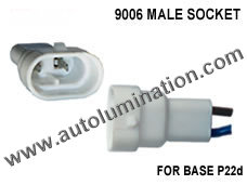 9006 P22d HB4 Male Socket Pigtail Connector Wire