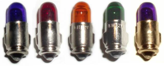 Ba7s 3898 Miniature Bayonet Instrument Panel Bulbs