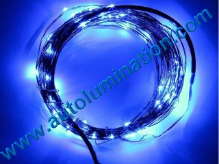 copper wire Led fairy lights  10 Meter 100 Blue
