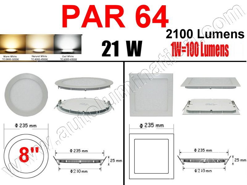 Cree Recessed Led Ceiling Panel Down Lights PAR 64