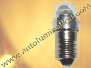 1449 E10 Screw Base Bulb Replaces: 52, 258, 428, 432, 1446, 1447