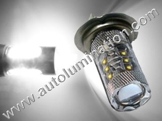 H4 P43t 6000K Super White 80 Watt Cree LED High Powered Headlight Bulb