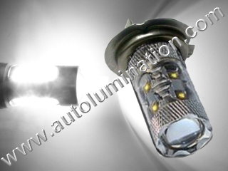 H7 Px26d 6000K Super White 50 Watt Osram LED High Powered Headlight Bulb