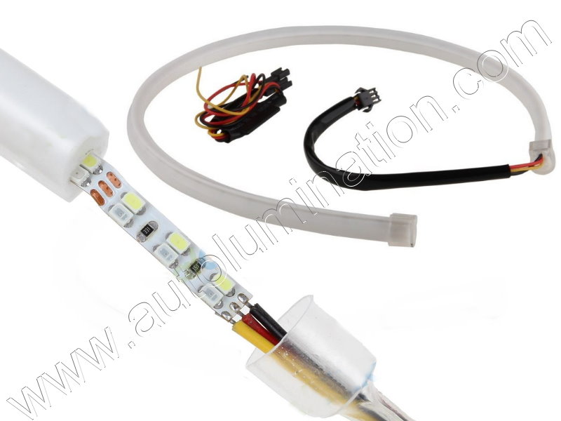 LED Strip Switchback White Amber Turn Signal Daylight